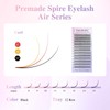 NAGARAKU Premade Spire Eyelash Extensions Air Series Feather Shape Manga