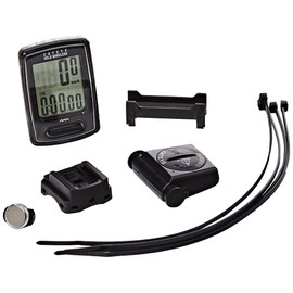 CatEye Velo Wireless Cycle Computer: Wireless, compact, tracks Speed and Distance
