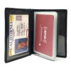kelvinrolenleathercollection Genuine Leather Business Card Organizer Plastic Insert ID Credit