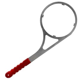 6.25" Heavy Metal Wrench Replaces Plastic Wrench, Extended Handle With Rubber Wrapping Providing Comfortable Touch.(6.25 Inch Inside Diameter)