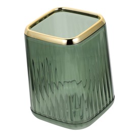 FRCOLOR Makeup Brush Holder Organizer Stylish Gem Pen Container for Desk Vanity and Practical for Makeup Brushes Stationery for Home Office Use