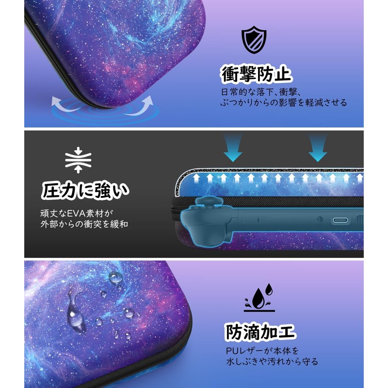 MoKo Switch2 ケース スイッチ2 ケース 第2世代保護カバー 収納バッグ 防塵 防汚 耐衝撃