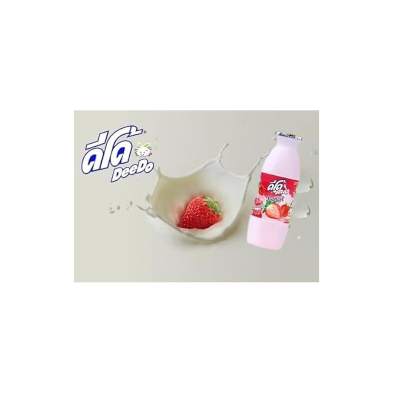 Deedo Strawberry Flavour Juice with Yogurt 150 ml 6 Pack
