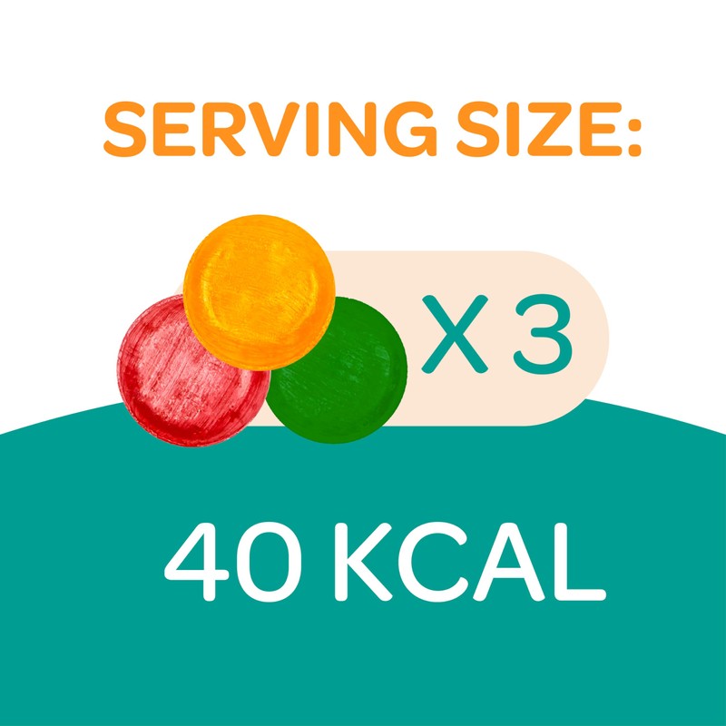 Sugar-Free Fruit Hard Candy Mix - 1 Pound Pack (About