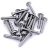 M4 (4mm x 30mm) Flanged TX Socket Button Machine Screw