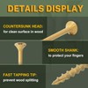 LIONMAX Deck Screws 5 Inch, Wood Screws #10 x 5",