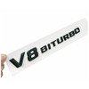 V8 Biturbo Lettering 3D Emblem Logo G63 S63 SL63 CL63