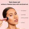 Real Techniques 4 Piece Face Base Makeup Brush Set, For