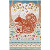 3 x Ulster Weavers Woodland Fox Squirrel Hare Floral Flowers