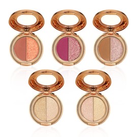 Duo Eye Shadow 2 Color Makeup Palette Eyeshadow Palette 05# 0.1 oz (3 g)