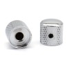 Unbranded 4Pcs Chrome Metal Dome Knobs Guitar Bass Volume Tone