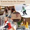 Senker Fashion Boot Socks for Women, Thick Winter Wool Crew
