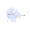 OSALADI 16pcs Transparent Slip Glass Table Bumper Pads Cushion Feet