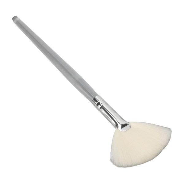 Face Mask Fan Brush Transparent Handle Cosmetic Flat Facial Brush
