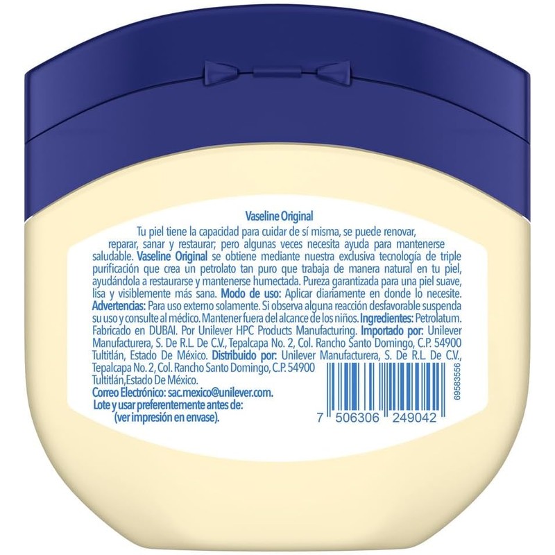 Vaseline Petrolato Original 85 G