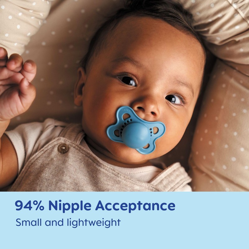 MAM Original Matte Baby Pacifiers, Binky for Girls 0-6 Months,