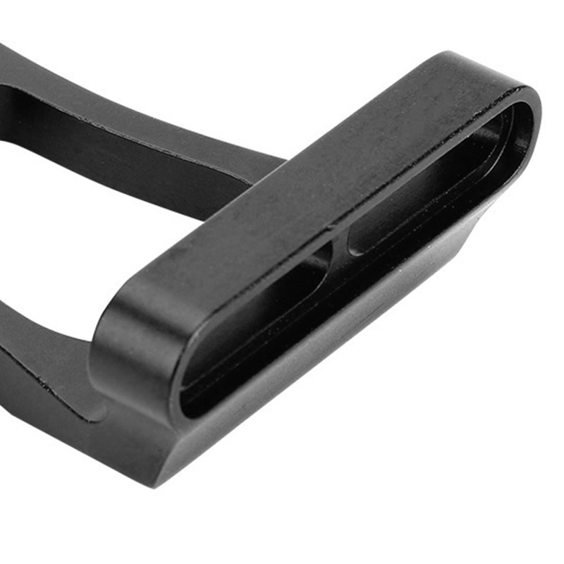 Bicycle Odometer Comupter Aluminium Alloy Extension Mount for Garmin (Black)