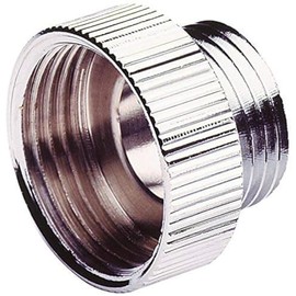 Waterberry Shower Hose Reducer Chrome Plated Metal Adapter 3/4" Female to 1/2" Male BSP Round Pipe Connection, Shower Hose Mixer Valve, Reducer, Adaptor