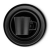 Stone Lain Coupe Dinnerware Set, Service For 4, Black Matte