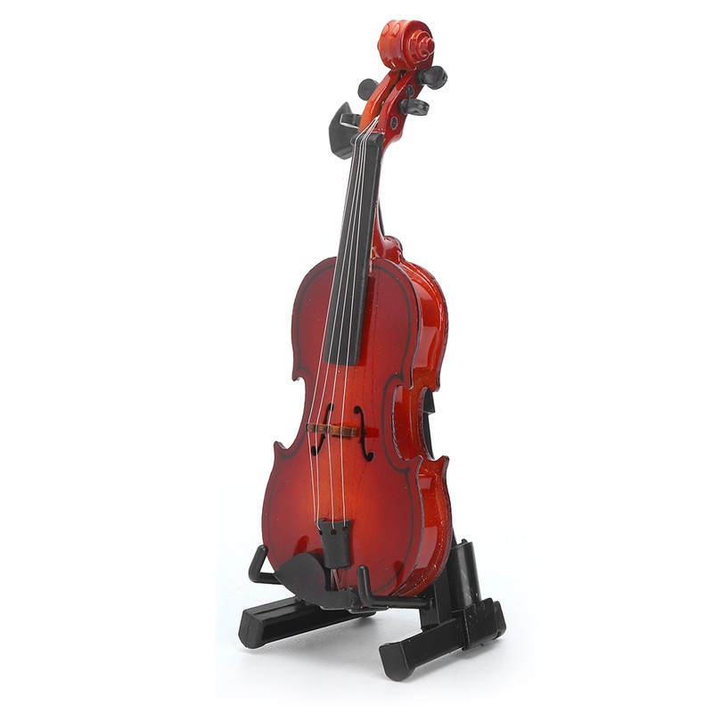 1/6 Violin Model Miniature Doll House Accessory Decoration Ornament Instrument