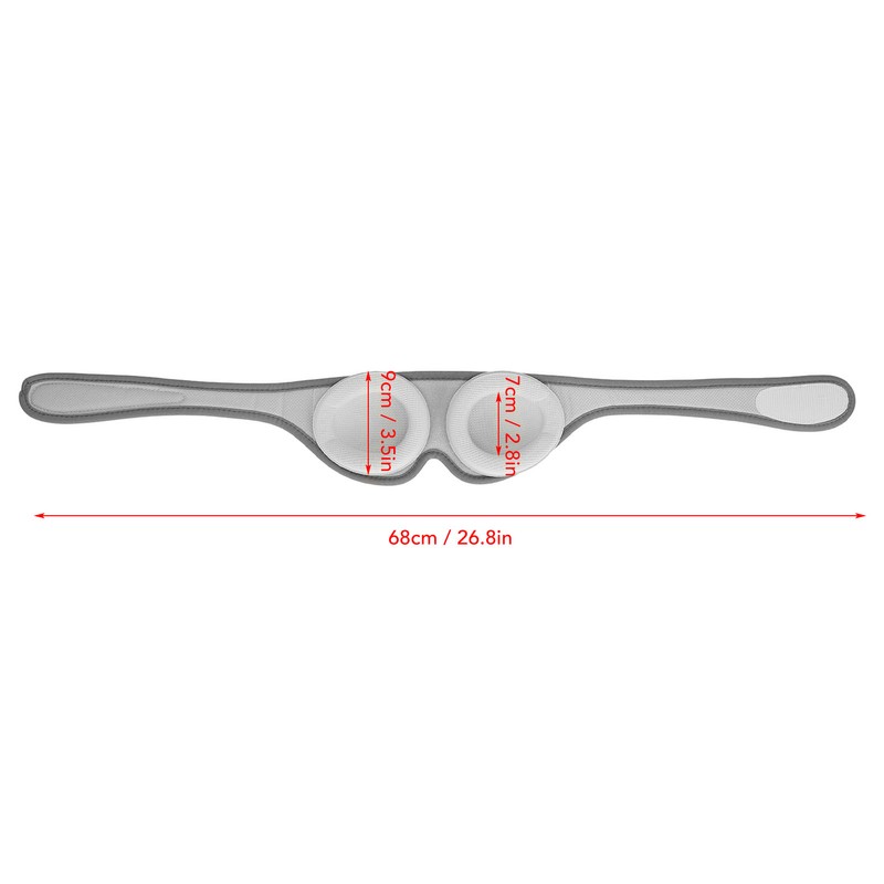 Light Blocking Eye Cover for Side Sleeper Zero Eye Pressure