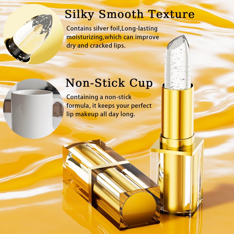 Wimode Transfer Proof Color Changing Gripstick, Silver Crystal Changing Grip