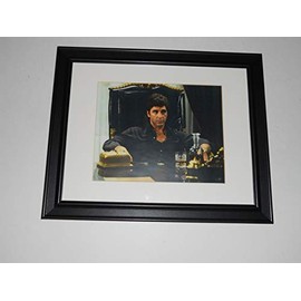 Framed Al Pacino as Tony Montana from Scarface (1983) Glass Frame 14" by 17"