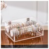 Lolalet Acrylic Bracelet Organizer Box, Clear Jewelry Display Holder for