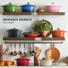 Overmont Enameled Cast Iron Dutch Oven - 7QT Pot with