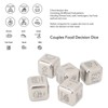 5pcs Food Decision Dice 30 Food Patterns Exciting Meal Planner