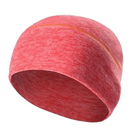 Cap Beanie Hat Polar Fleece Orange Peach Watch Winter Outdoor Ski Skiing Outdoors Military Stocking