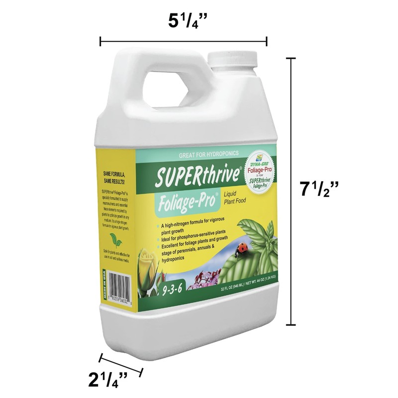 Dyna-Gro Foliage Pro Liquid Plant Fertilizer 32oz Quart for Bloom