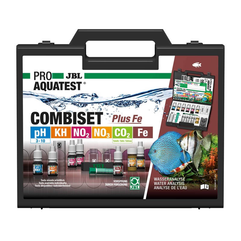 JBL ProAquaTest Combi Set Plus Fe Water Test Case With