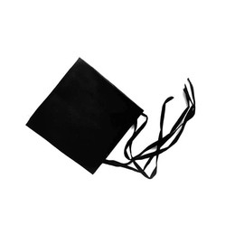 Patka for Sikh Cotton Rubia Fabric patka with 4 Strings/taniya For boys/sikh boys/men (Pack of 2) with Baaz, Black