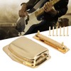 Adjustable Fixed Bridge Tailpiece Metal for Electric Guitar with Protective