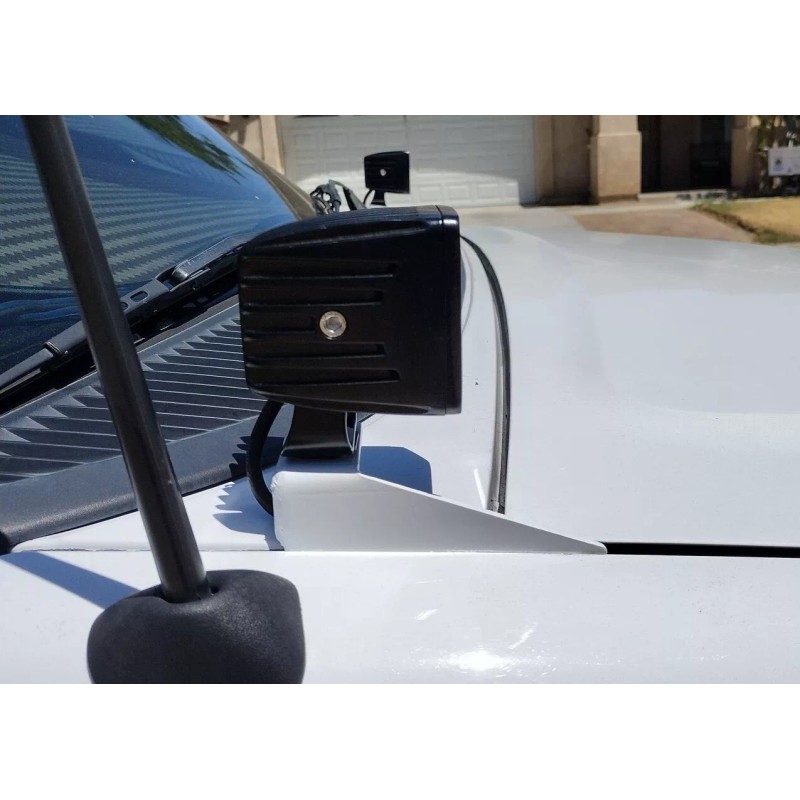 GoFastExplorers 91-01 Ford Explorer A Pillar Light Brackets With Mounting