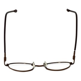 Calabria Flex Plus KIDS 96 Oval Blue Light Blocking Reading Glasses +2.75 Shiny Brown Girls