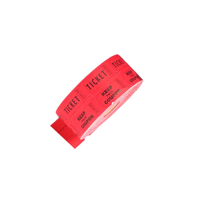 MEELYHOME 1 Roll 1000 Pieces Numbered Raffle Tickets Single Ticket