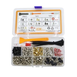 Sarini COMPREHENSIVE M.2 SSD MOUNTING KIT - 362 PIECE M.2 SCREWS, SPACERS AND PC Motherboard Screws for MSI, Gigabyte and ASUS