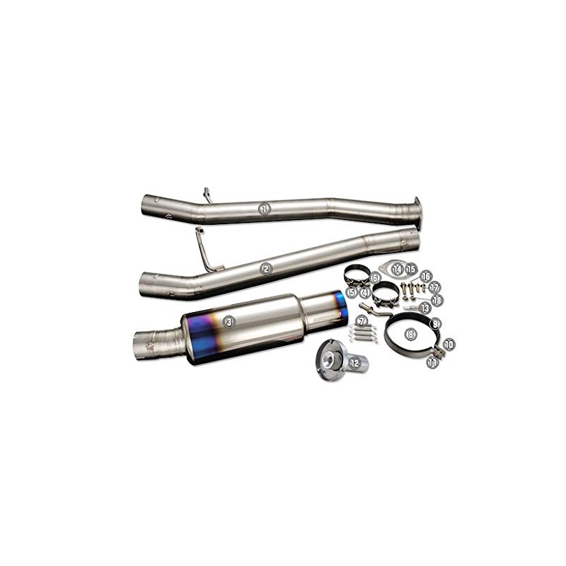 Tomei Ti Exhaust Repair Part Muffler Band #8 w/Rubber For