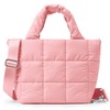 KALIDI - Bolso bandolera acolchado pequeño para mujer, de nailon