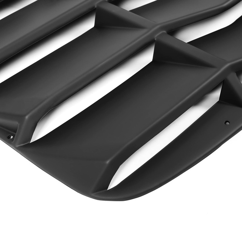 HECASA Rear Window Louver Compatible with 2016-2020 Honda Civic (2Dr