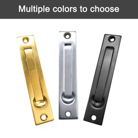 senharvest Pocket Door Edge Pull - Hidden Edge Handles Hardware for Easy Access, Stylish Pocket Door Pull, Ideal Pocket Door Hardware Solution. (Sliver, 1 Pack)