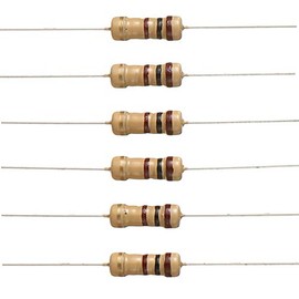 BOJACK 100 Ohm Resistors 1/2 W ±5% Carbon Film Single Resistor (Pack of 200)