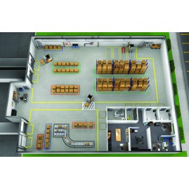 3M 3M 767i Gefahren-Markierungs-Klebeband, 50 mm x 33 m, Rot/Weiss