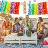 24pcs Hawaiian Leis - Colorful Flower Necklaces for Parties