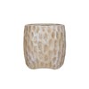 Creative Co-Op Terra-Cotta Planter with Reactive Glaze, Cream