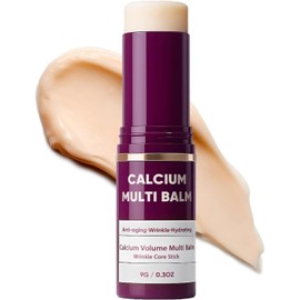 Bálsamo Multiusos de Calcio En Barra Para El Cuidado De La Piel, Barra Antiarrugas, Hidratante de Colágeno, Calcio para Volumen, Indicado Para Cara, Ojos, Labios y Cuello