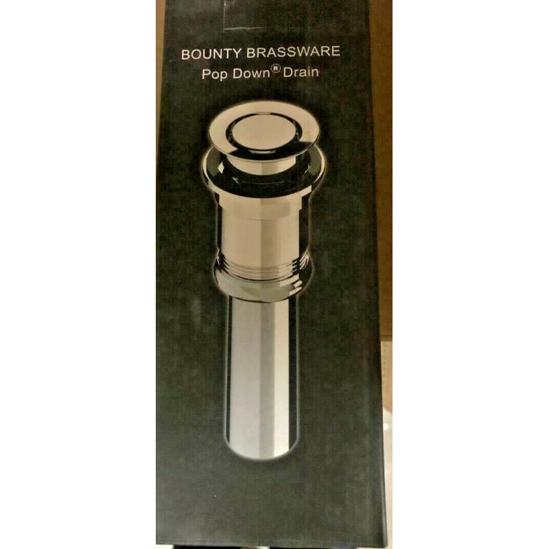 Bounty Brassware Satin Nickel 71310-SN Pop Down Top 1-1/4" Bathroom