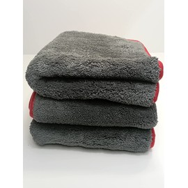 Auronna XXL1200GSM Microfiber Cleaning Cloths - 50 x 80 cm Ultra Deep Soft Plush Pile - Super Absorbent Cleaning Towel For Household And Car Washing, Drying, Detailing